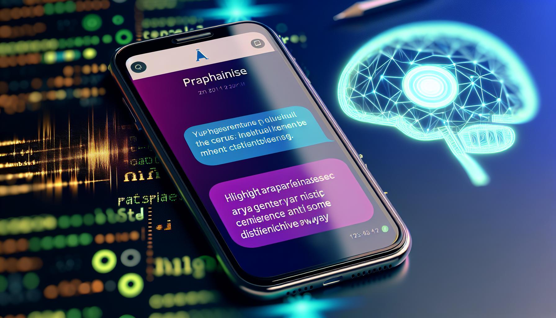 The Art of Paraphrasing on iPhone Made Easy with AIType --- Explain how AIType assists in paraphrasing text on iPhones, making writing more efficient.